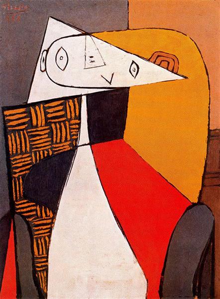 Pablo Picasso Oil Painting Female Portraits Seated Woman